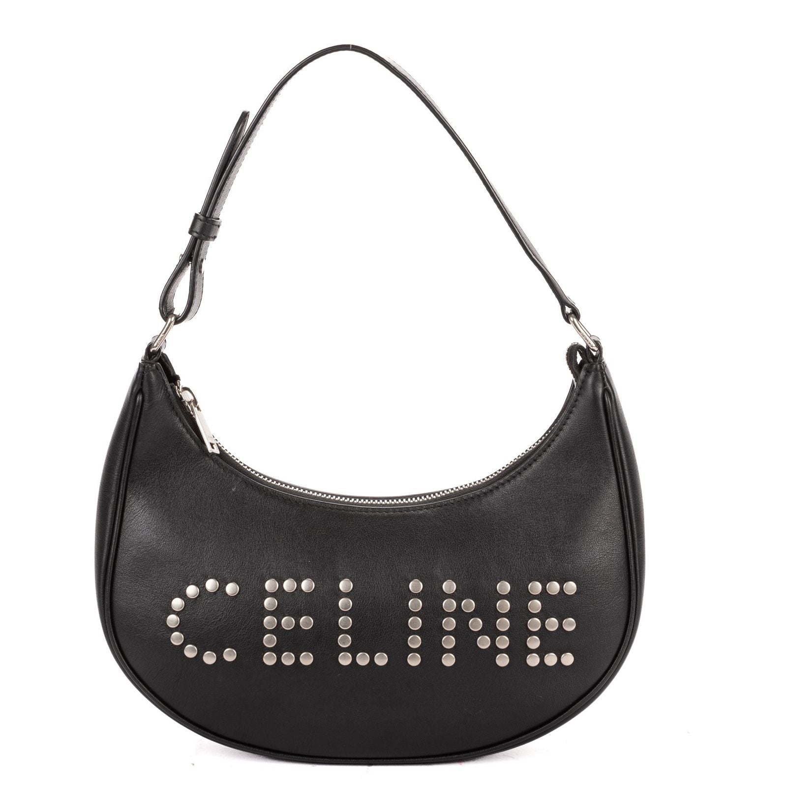 Celine Medium Studded Ava Black Calfskin Shoulder