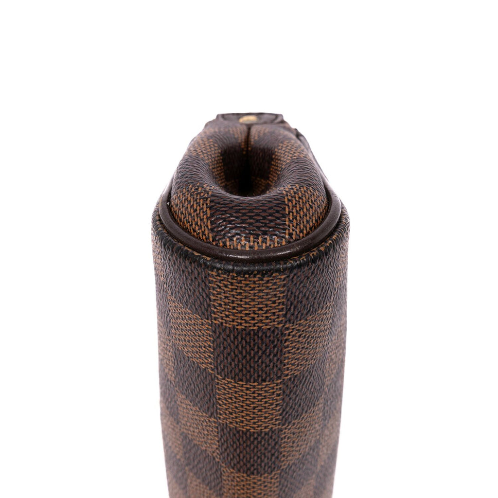 Louis Vuitton Envelope Puclutch Crossbody Brown Damier Ebene — view 7