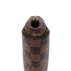 Louis Vuitton Envelope Puclutch Crossbody Brown Damier Ebene — view 7