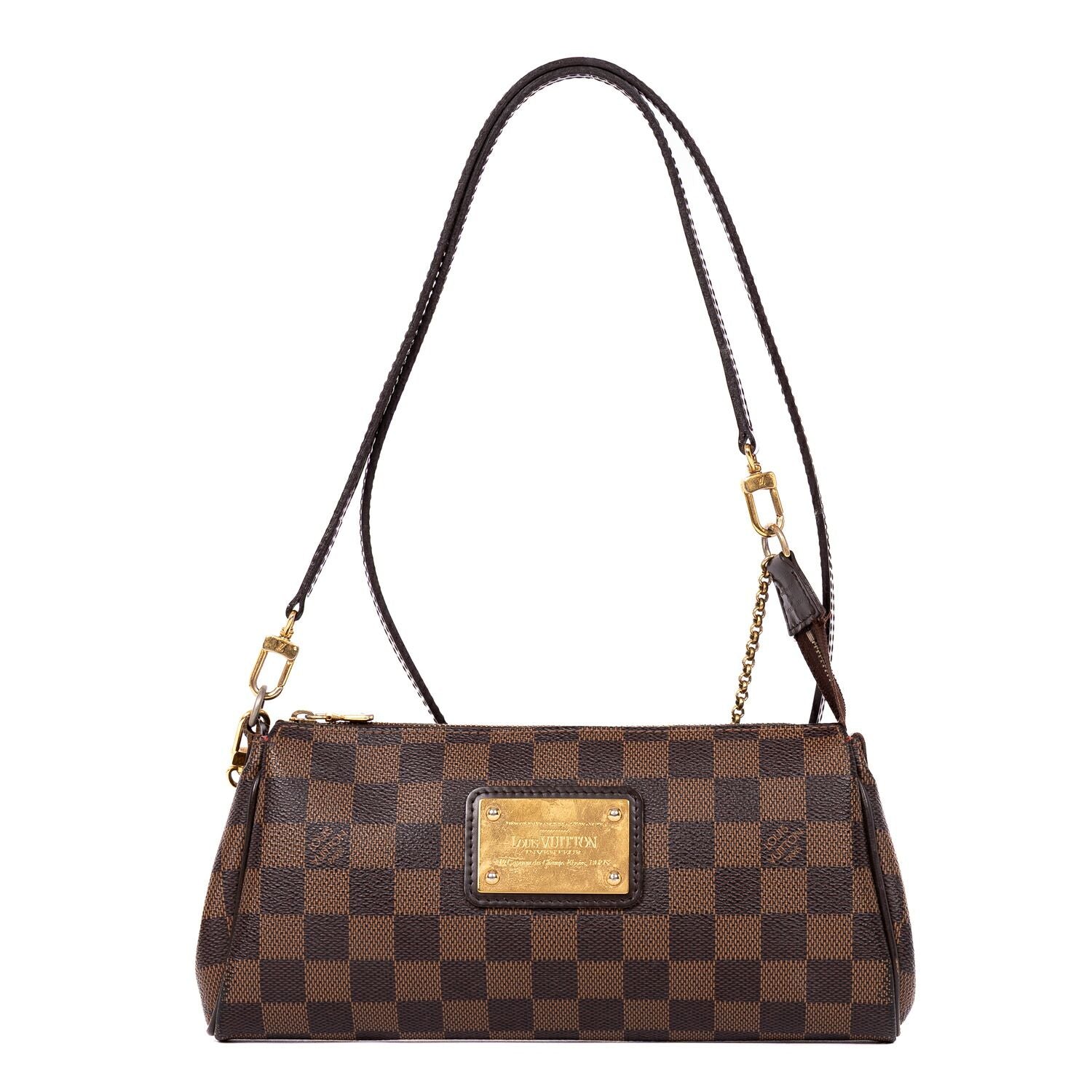 Louis Vuitton Envelope Puclutch Crossbody Brown Damier Ebene