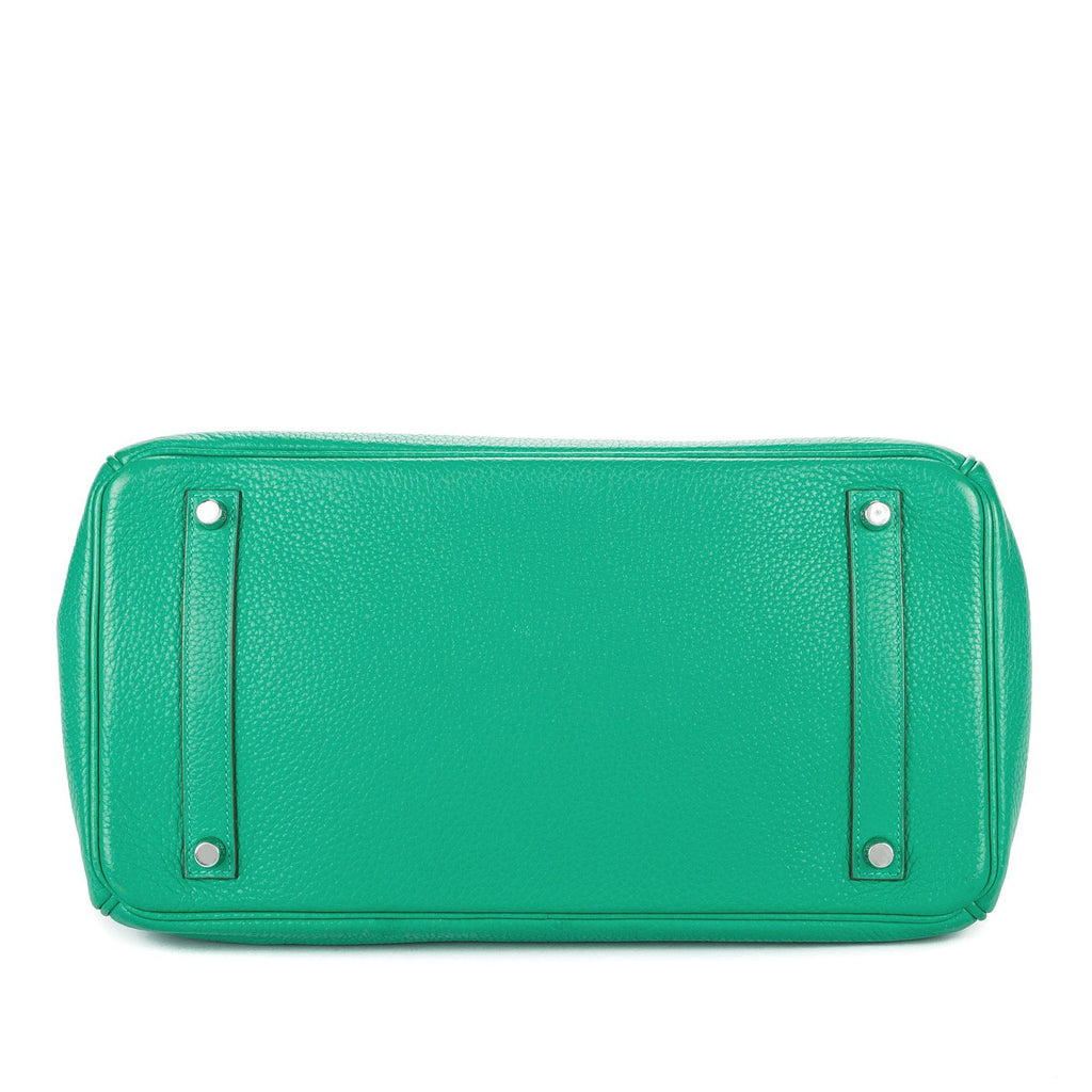 Hermes Birkin Retourne Mint Green Clemence Leather — view 6