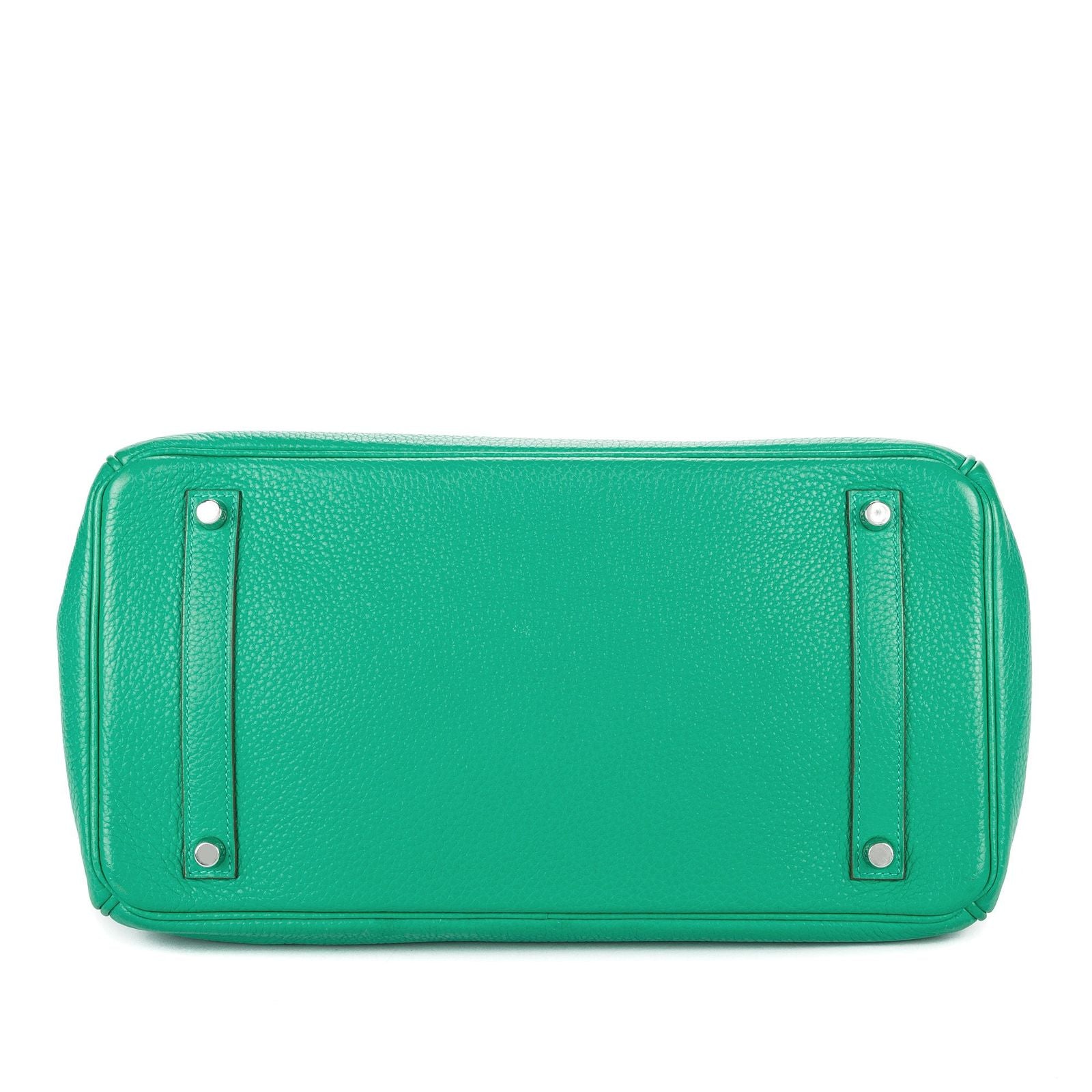 Hermes Birkin Retourne Mint Green Clemence Leather — view 6