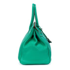 Hermes Birkin Retourne Mint Green Clemence Leather — view 4