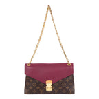 Louis Vuitton Pallas Brown Gandhi Monogram Canvas Handbag