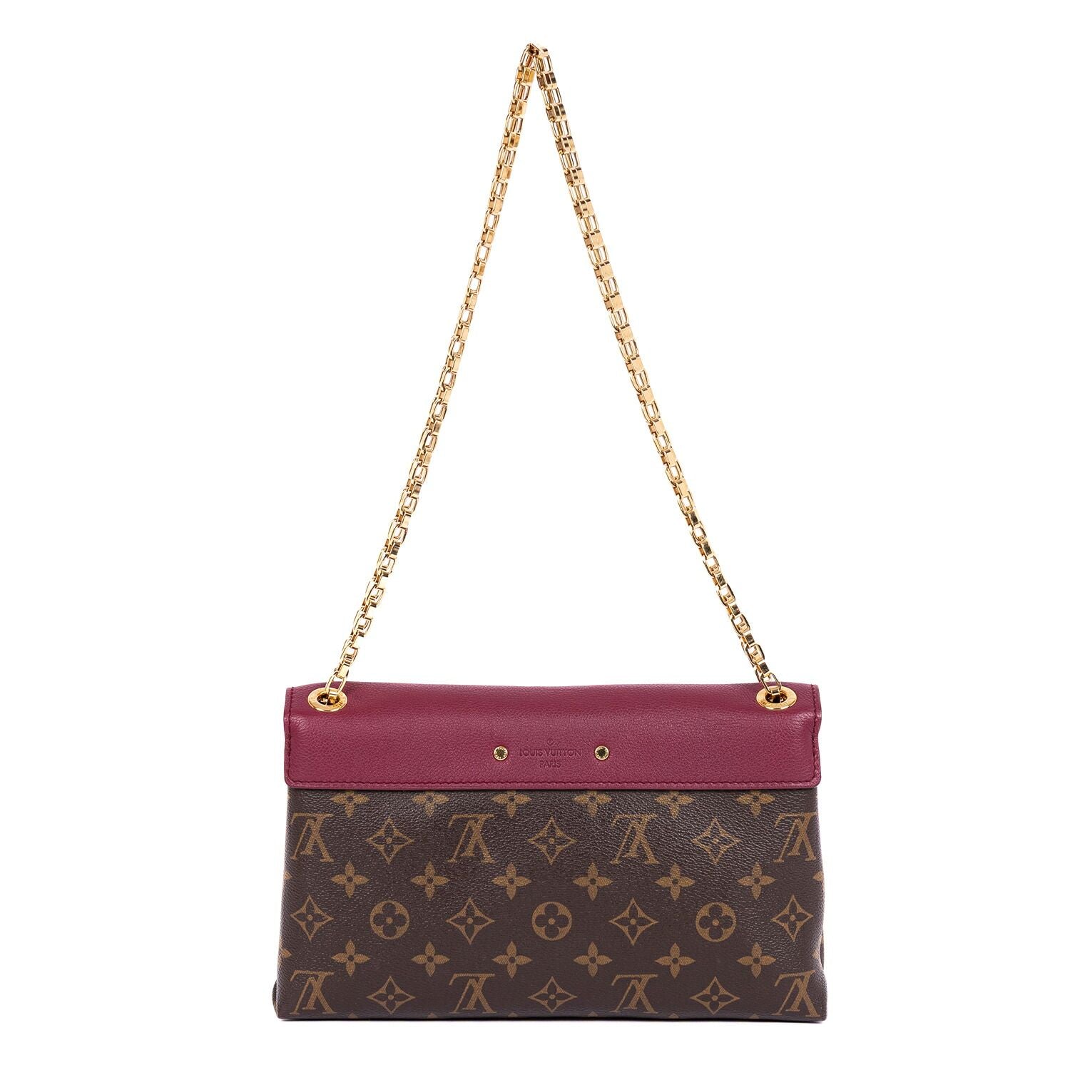Louis Vuitton Pallas Brown Gandhi Monogram Canvas Handbag — view 5