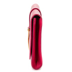 Saint Laurent Line Clutch Pink Calfskin Leather — view 3