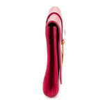 Saint Laurent Line Clutch Pink Calfskin Leather — view 4