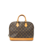 Louis Vuitton Alma Brown Monogram Canvas Handbag