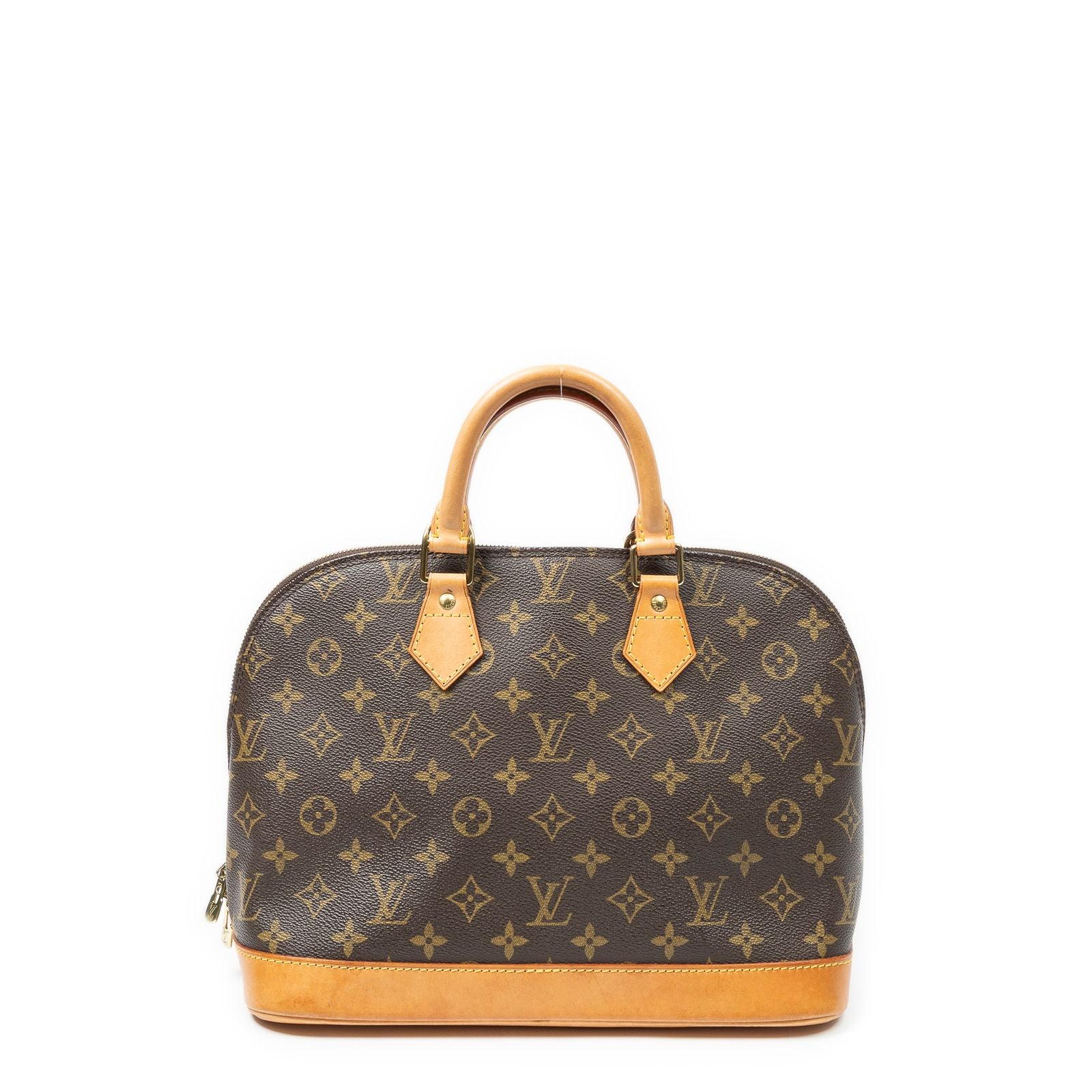 Louis Vuitton Alma Brown Monogram Canvas Handbag