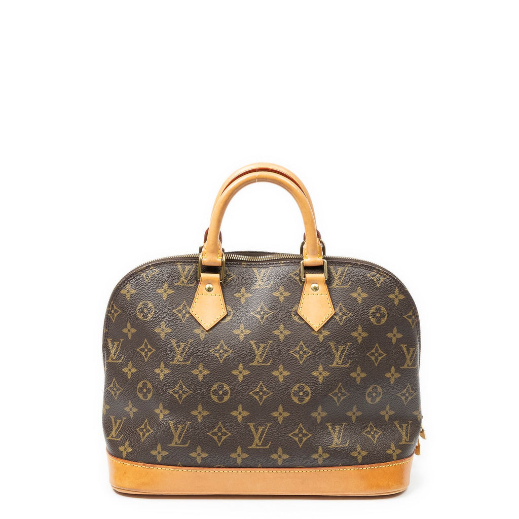 Louis Vuitton Alma Brown Monogram Canvas Handbag — view 5