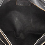 Celine Double Pocket Waist Bag Black Macadamia Canvas — view 4