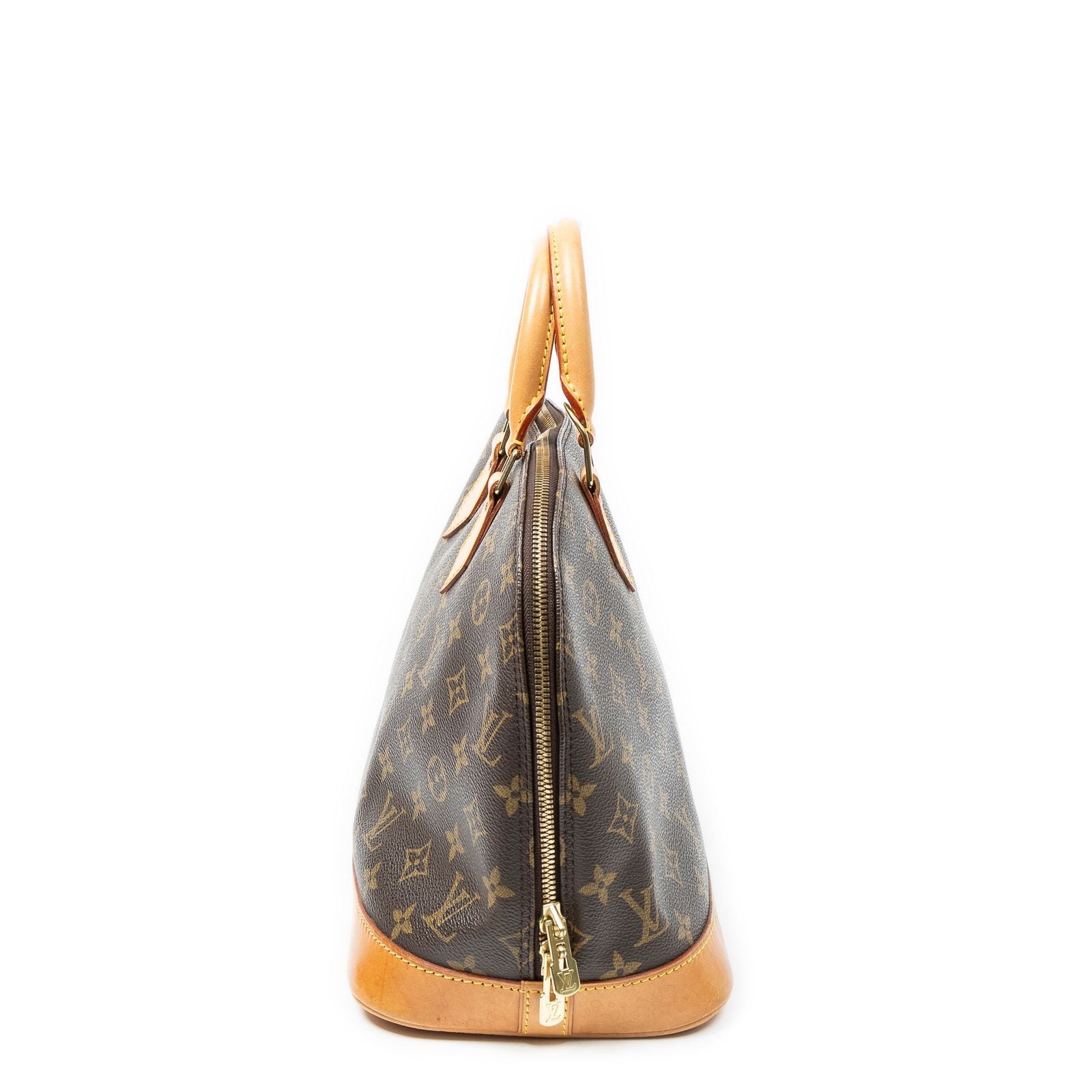Louis Vuitton Alma Brown Monogram Canvas Handbag — view 4