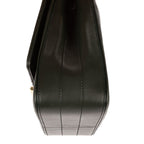 Saint Laurent Small Vicky Chain Flap Crossbody Da Green Matelasse Calfskin — view 7