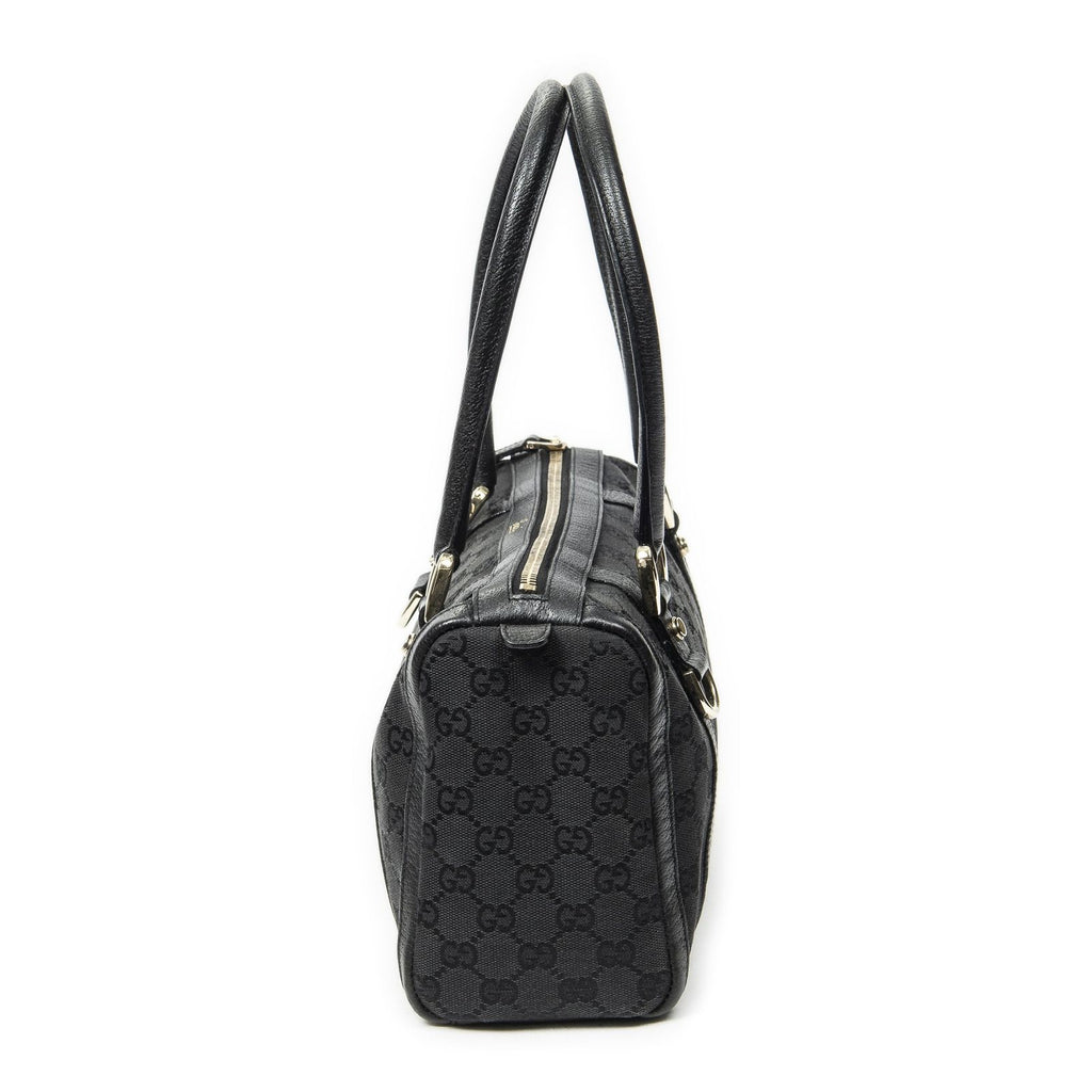 Gucci Abbey Boston Black GG Canvas Shoulder — view 3