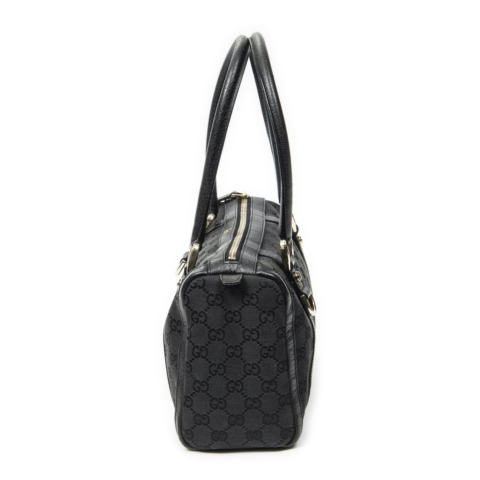 Gucci Abbey Boston Black GG Canvas Shoulder — view 3