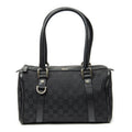 Gucci Abbey Boston Black GG Canvas Shoulder