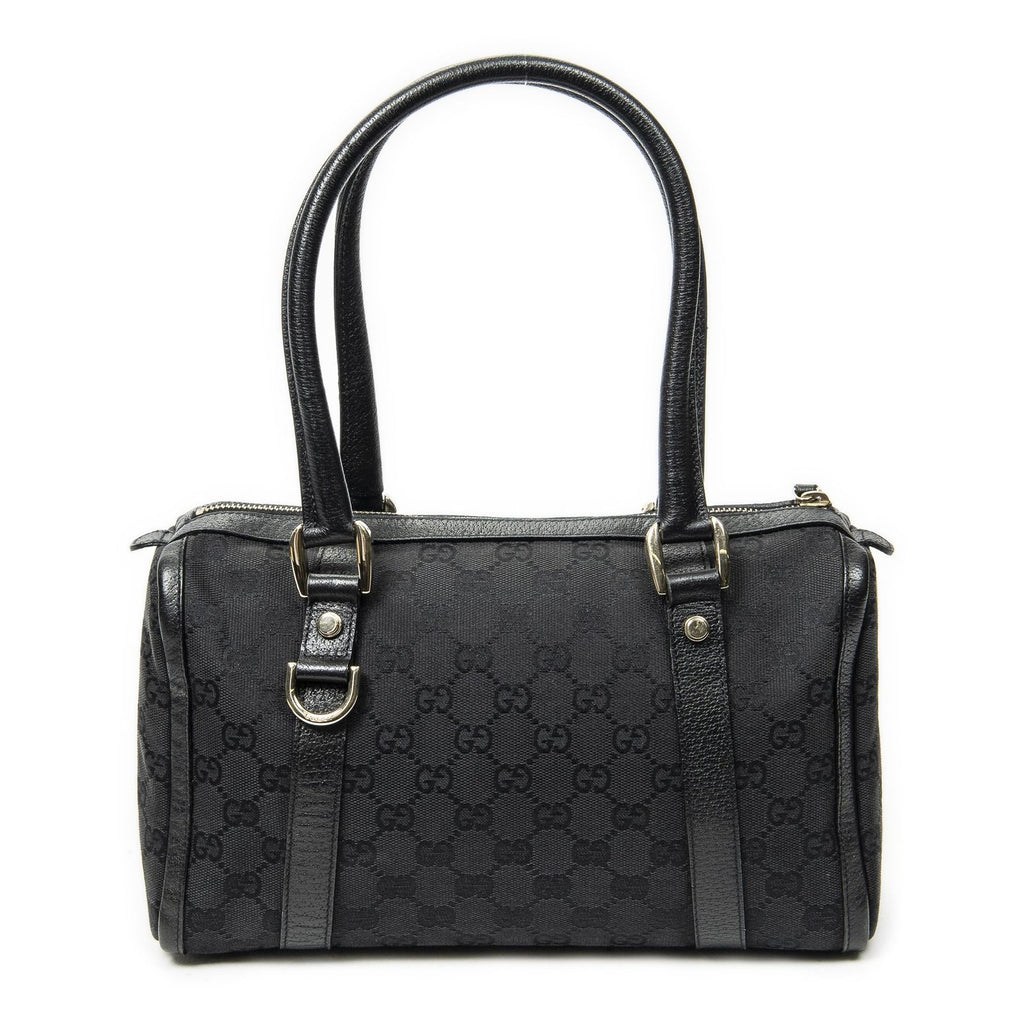 Gucci Abbey Boston Black GG Canvas Shoulder — view 5