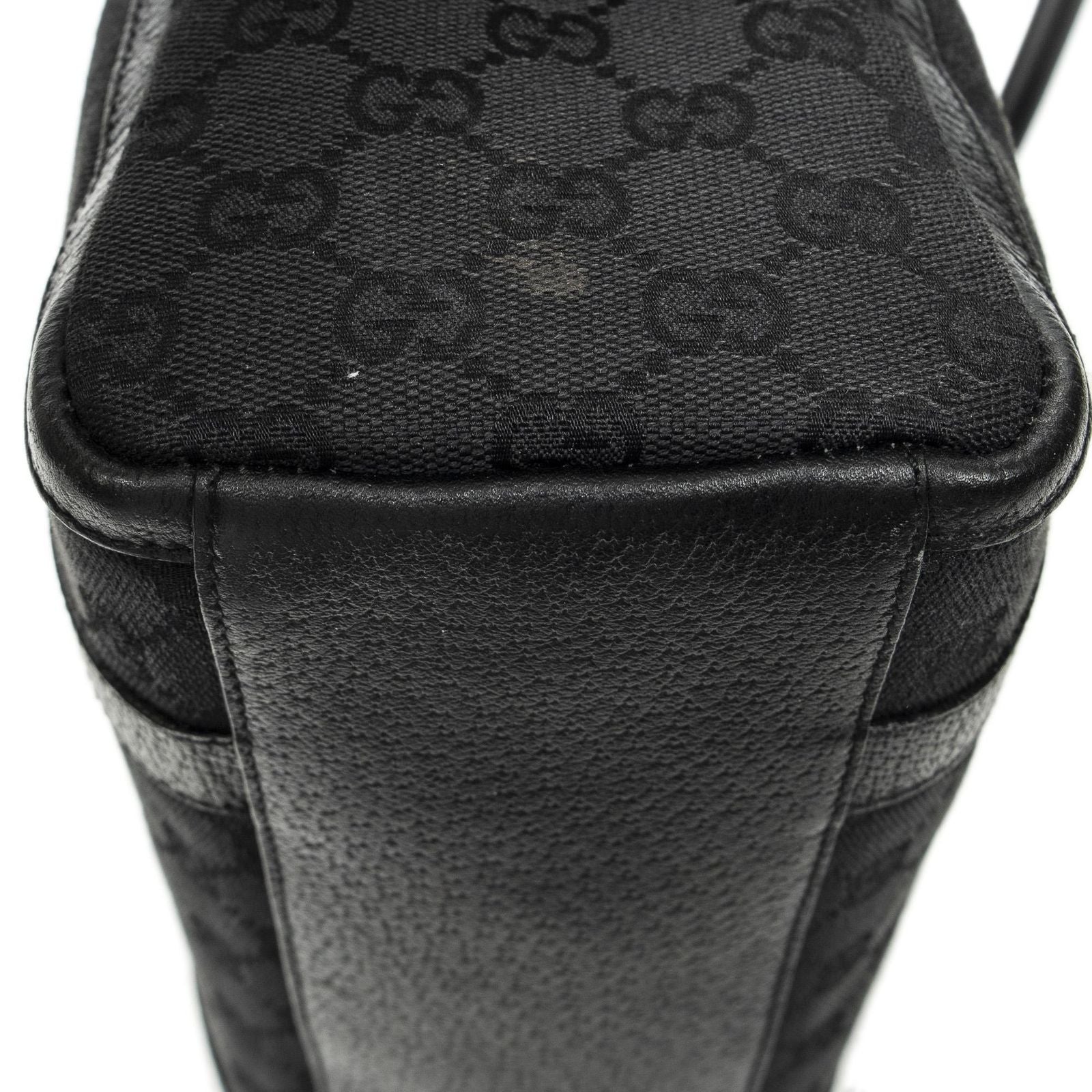 Gucci Abbey Boston Black GG Canvas Shoulder — view 8