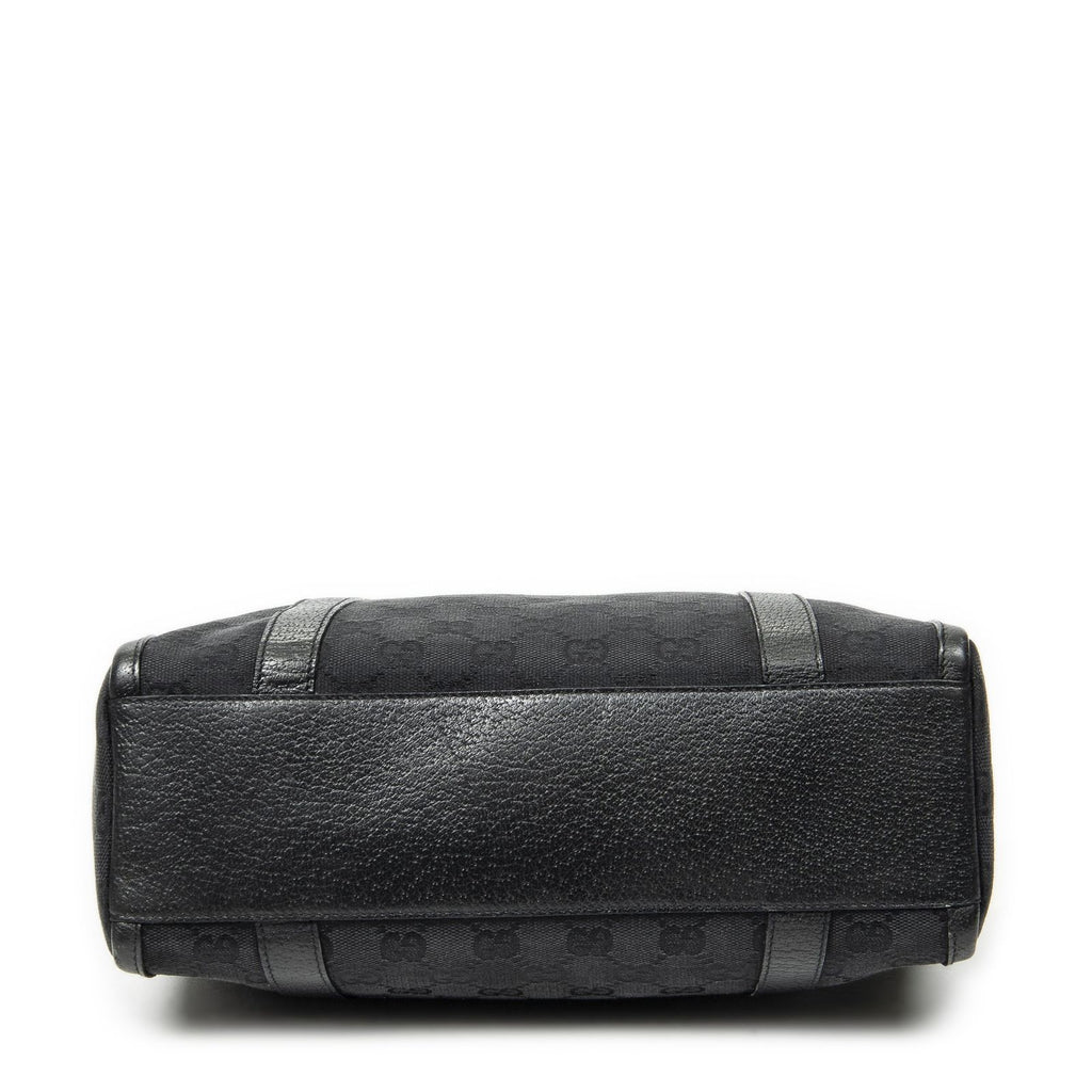 Gucci Abbey Boston Black GG Canvas Shoulder — view 6