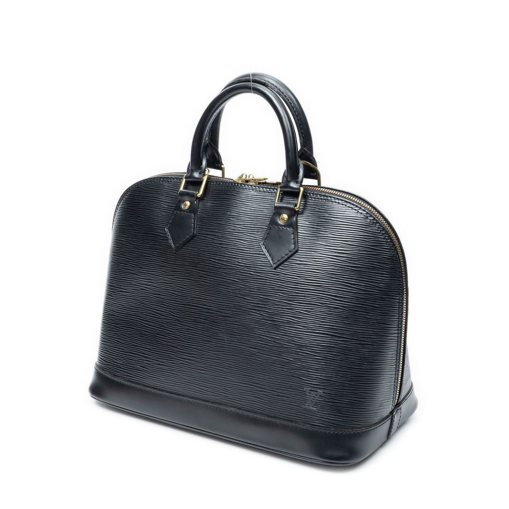 Louis Vuitton Alma Black Epi Handbag — view 2