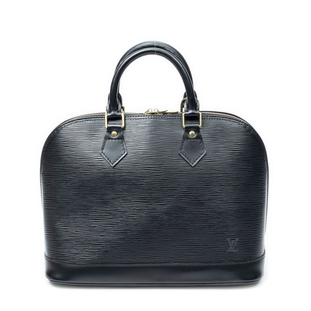 Louis Vuitton Alma Black Epi Handbag