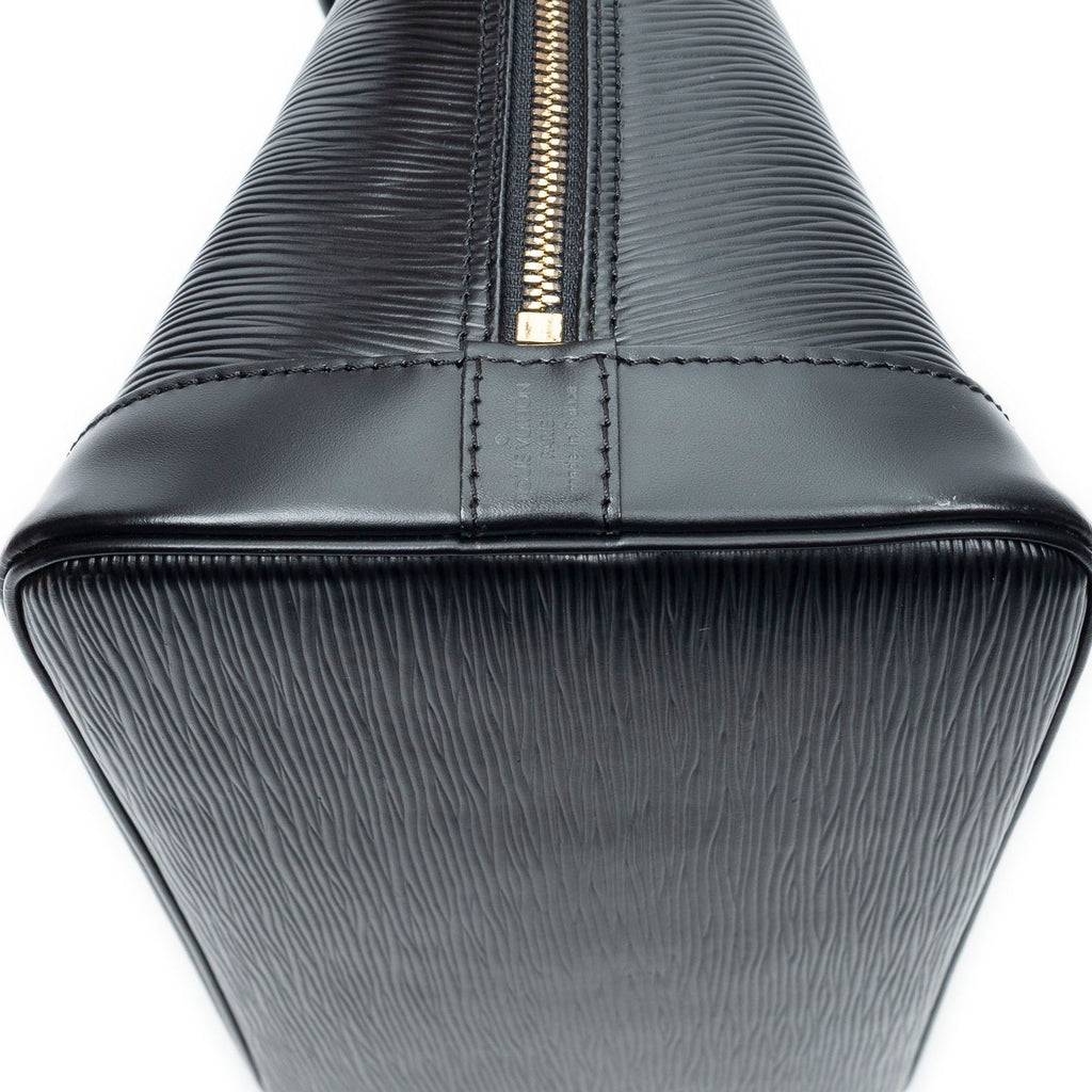 Louis Vuitton Alma Black Epi Handbag — view 8