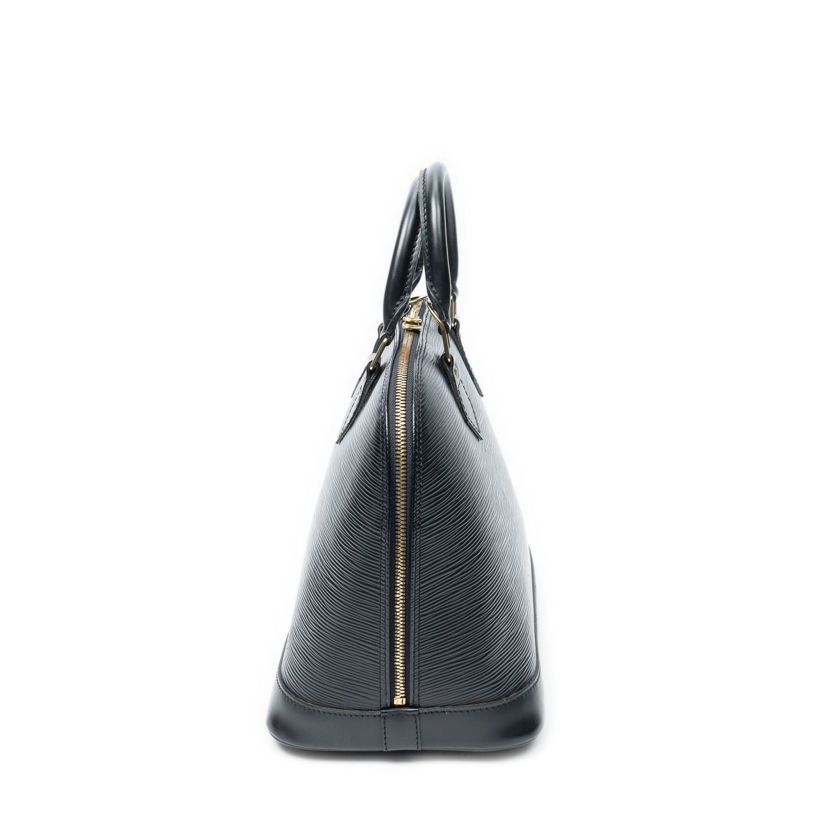 Louis Vuitton Alma Black Epi Handbag — view 3