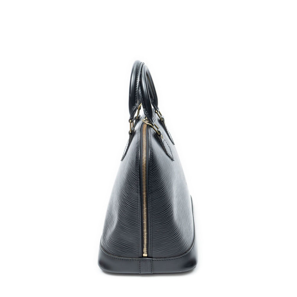 Louis Vuitton Alma Black Epi Handbag — view 4