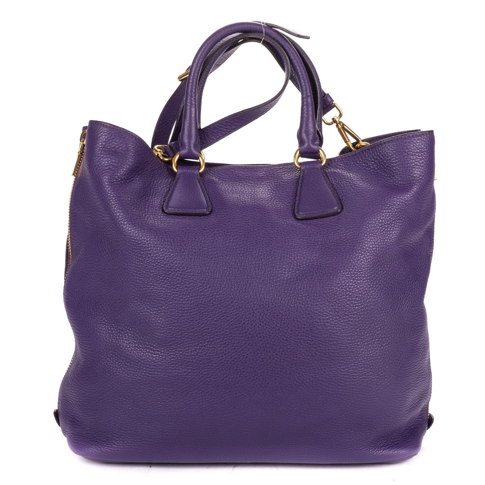 Prada Converter Chiburuo Pung Tote Purple Viterodino — view 5