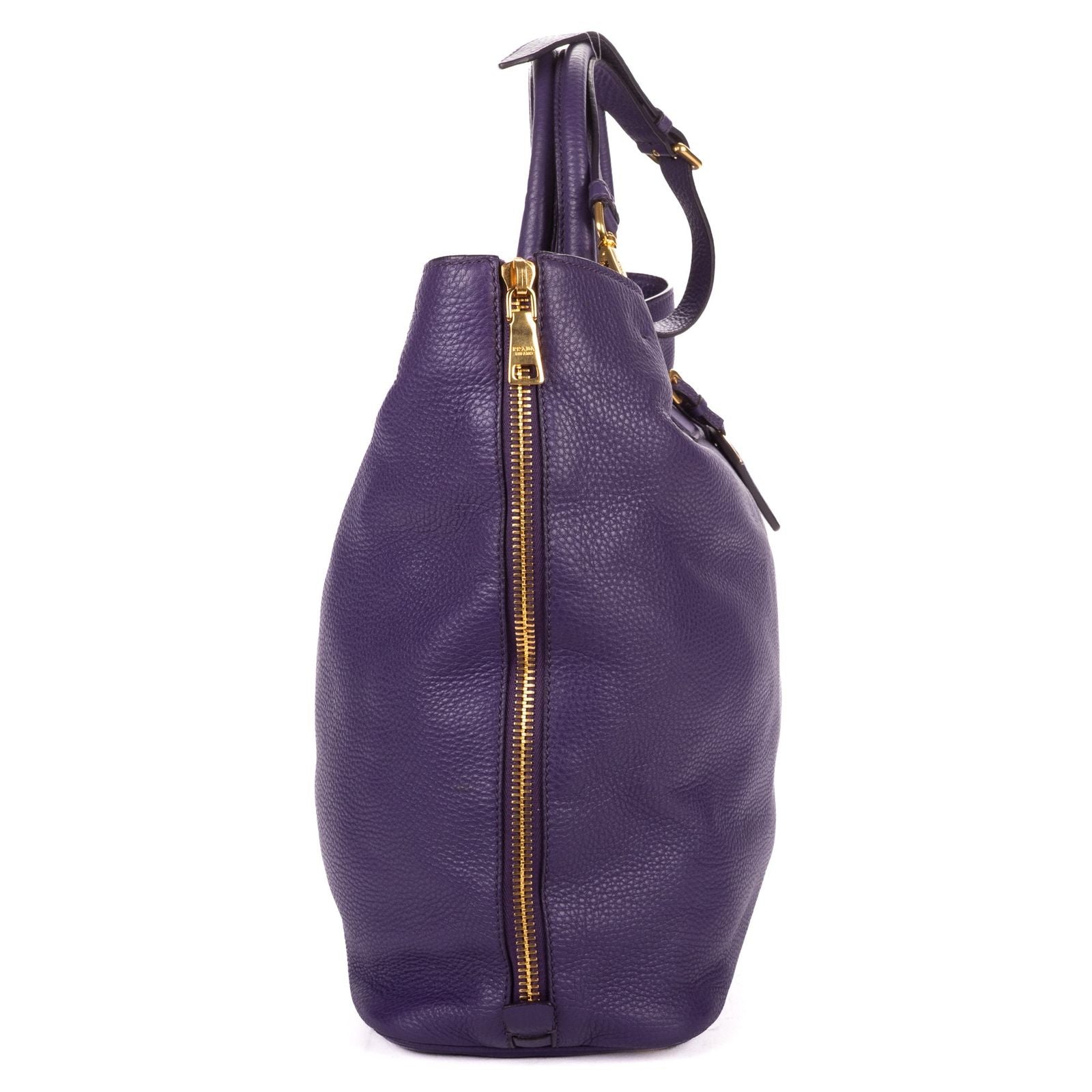 Prada Converter Chiburuo Pung Tote Purple Viterodino — view 4