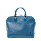 Louis Vuitton Alma Blue Epi Handbag