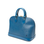 Louis Vuitton Alma Blue Epi Handbag — view 2