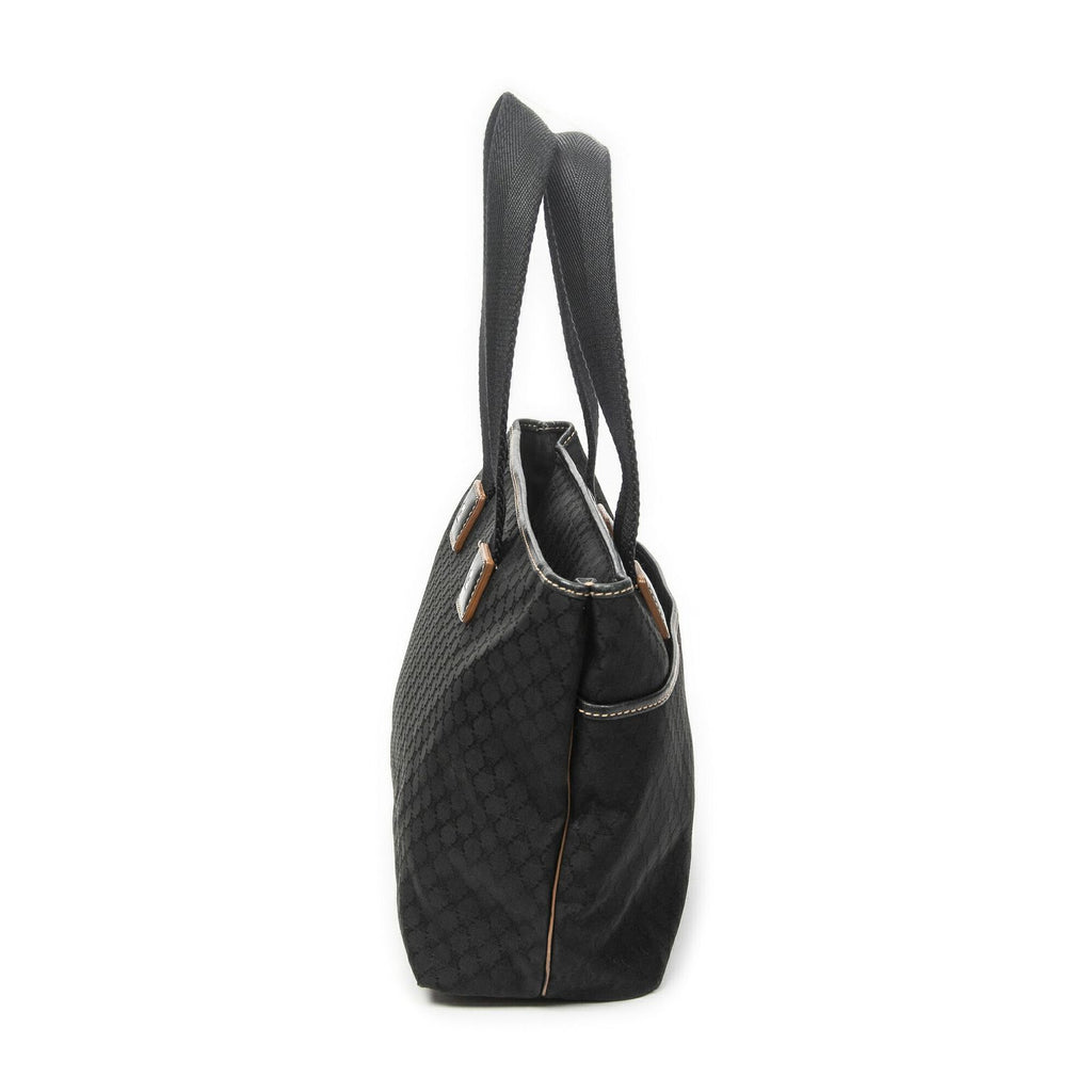 Celine Zip Tote Black Macadam Canvas — view 4