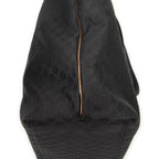 Celine Zip Tote Black Macadam Canvas — view 8