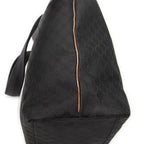 Celine Zip Tote Black Macadam Canvas — view 7