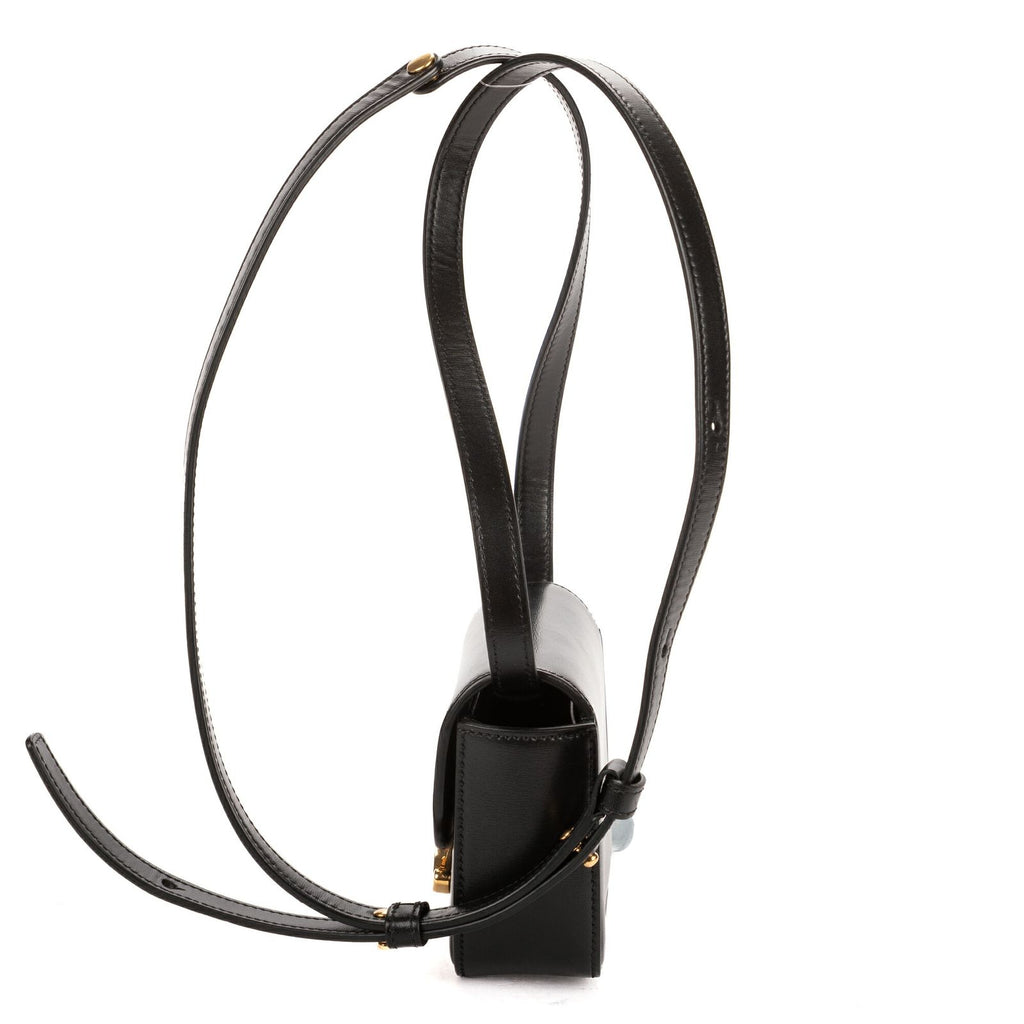 Celine Mini Claude Black Smooth Calfskin Shoulder — view 3