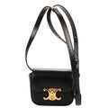 Celine Mini Claude Black Smooth Calfskin Shoulder