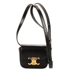 Celine Mini Claude Black Smooth Calfskin Shoulder