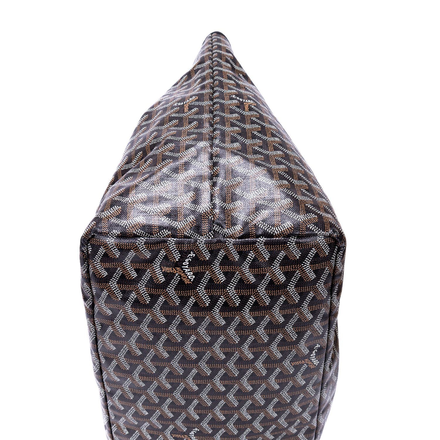Goyard St Louis Black Din Canvas Shoulder — view 7