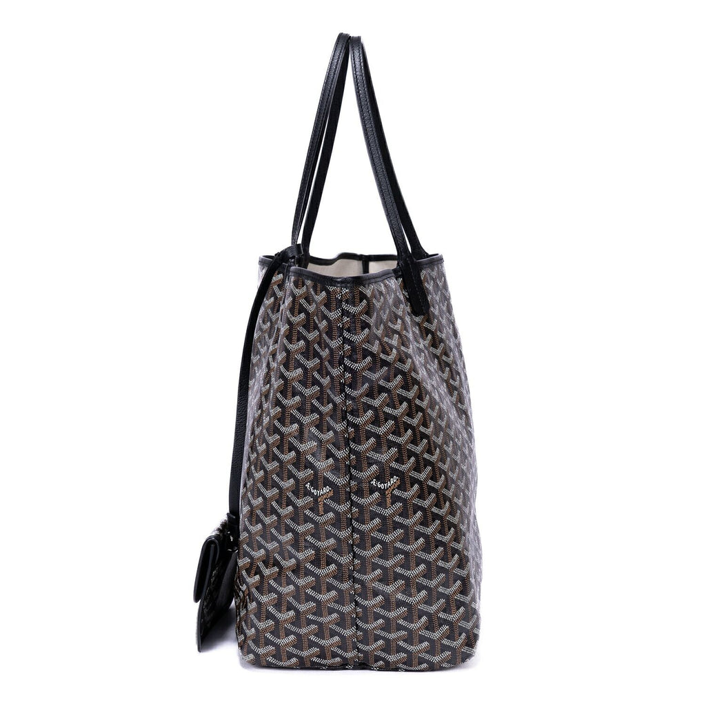 Goyard St Louis Black Din Canvas Shoulder — view 4