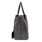 Goyard St Louis Black Din Canvas Shoulder — view 4