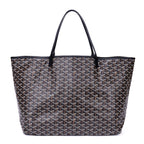 Goyard St Louis Black Din Canvas Shoulder — view 5