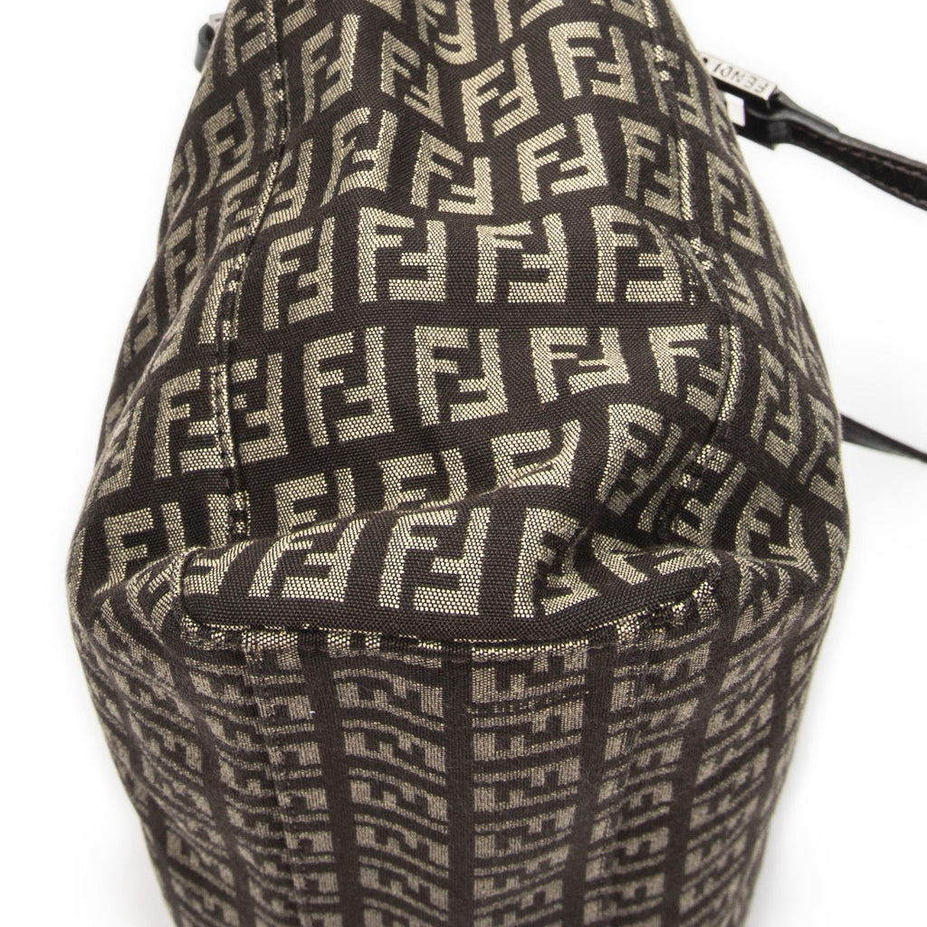 Fendi Smo le Pop Tote Da Brown Beige Zucchini No Canvas — view 8