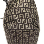 Fendi Smo le Pop Tote Da Brown Beige Zucchini No Canvas — view 7
