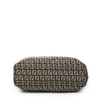 Fendi Smo le Pop Tote Da Brown Beige Zucchini No Canvas — view 6