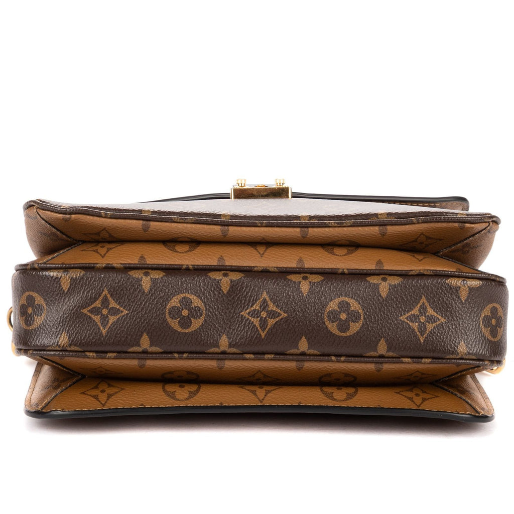 Louis Vuitton Pochette Metis Brown Monogram Canvas Handbag — view 6