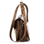 Louis Vuitton Pochette Metis Brown Monogram Canvas Handbag — view 3