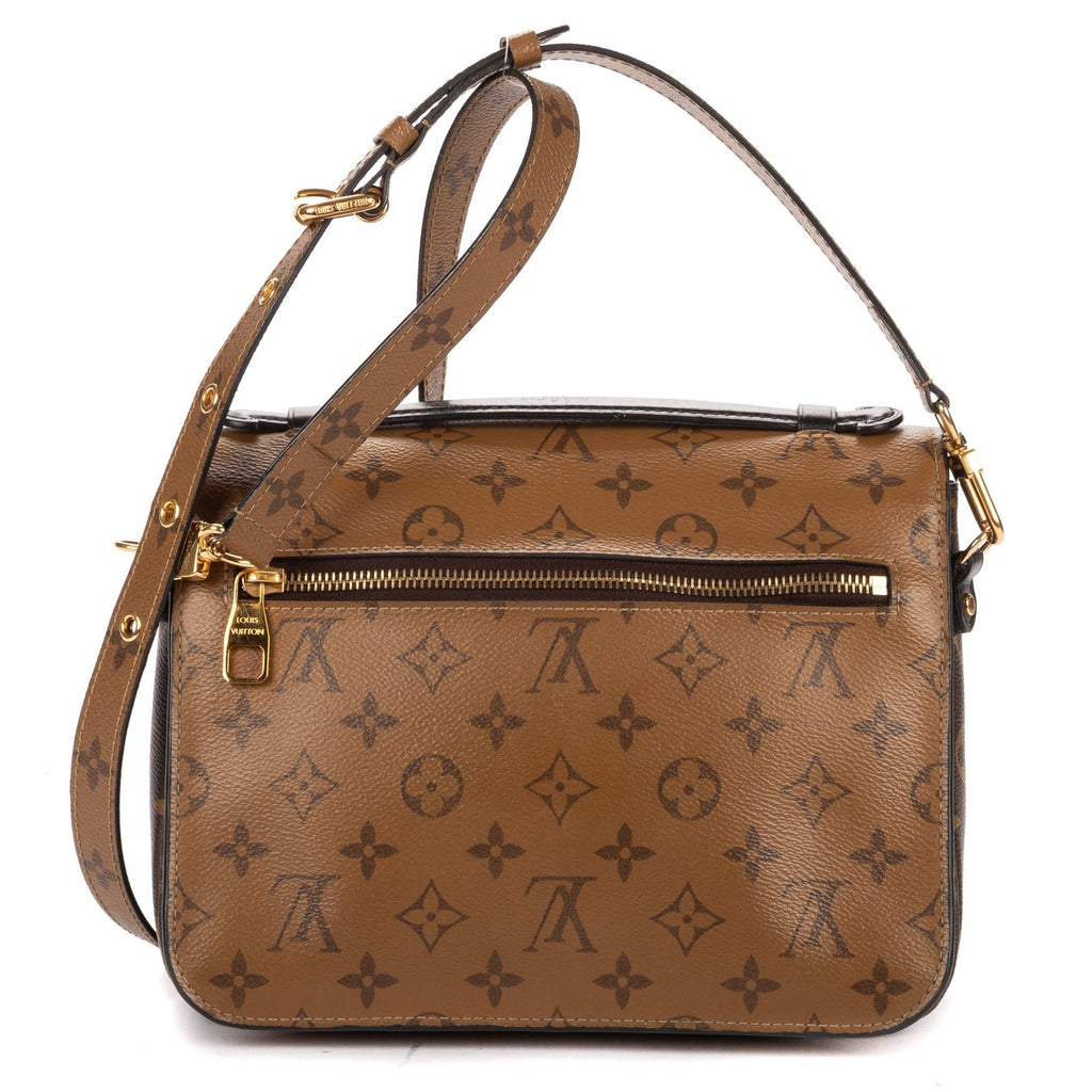Louis Vuitton Pochette Metis Brown Monogram Canvas Handbag — view 5