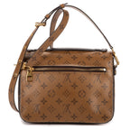 Louis Vuitton Pochette Metis Brown Monogram Canvas Handbag — view 5