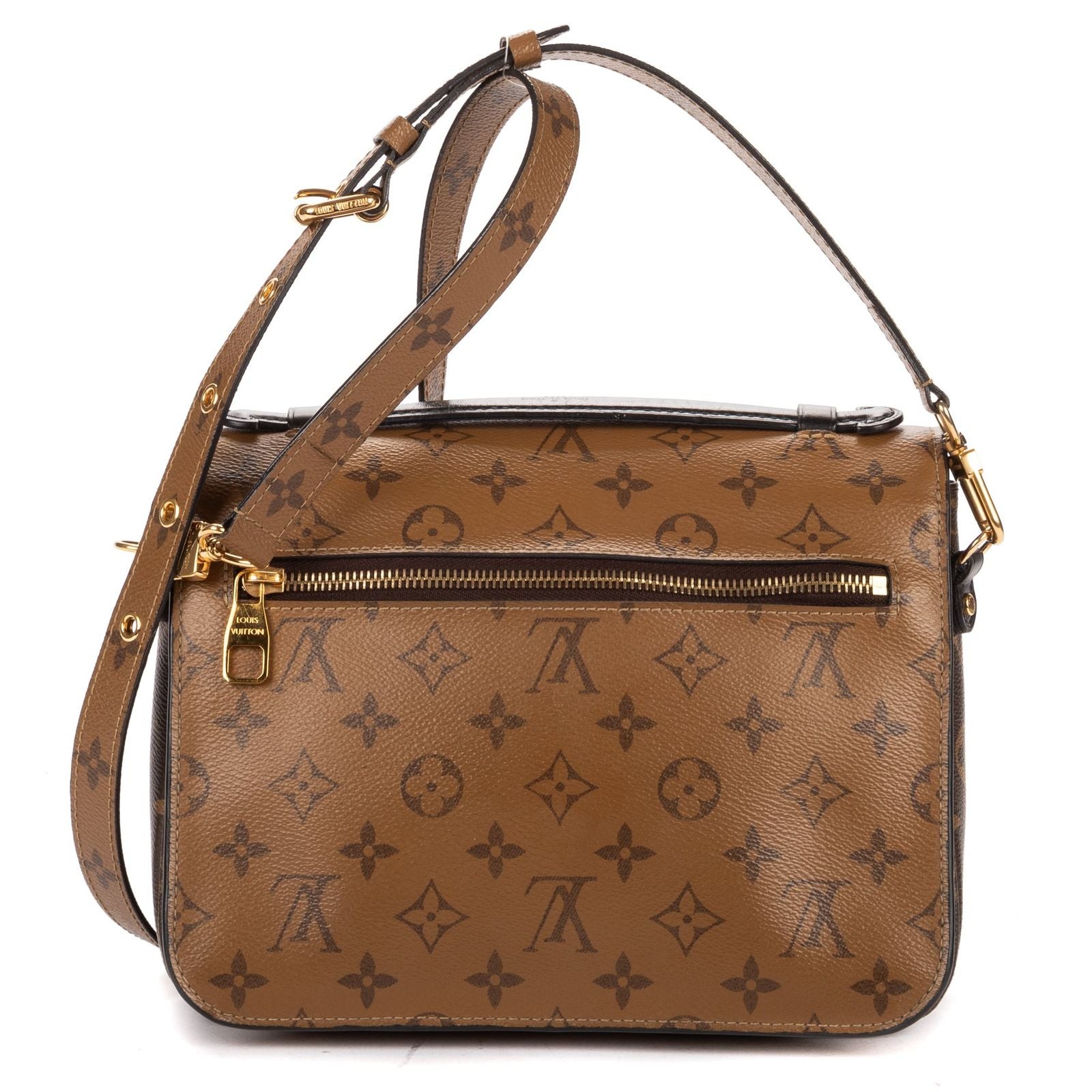 Louis Vuitton Pochette Metis Brown Monogram Canvas Handbag — view 5